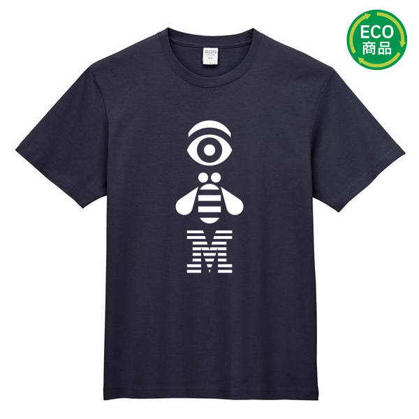 オーガニックコットンTシャツ（ネイビー）